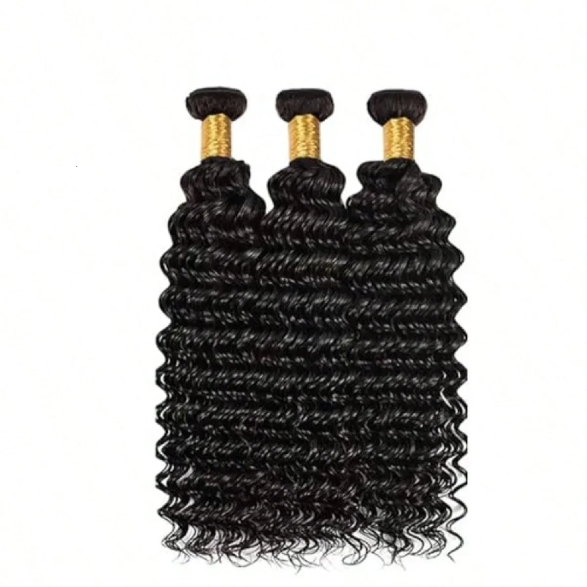 Extensions de cheveux humains brésiliens 12A Deep Wave, non traités, vierges Remy, bouclés profonds, lisses, ondulés, pour femmes noires, couleur naturelle, extensions de cheveux humains bruts Deep Wave, bouclés profonds, effet mouillé et ondulé