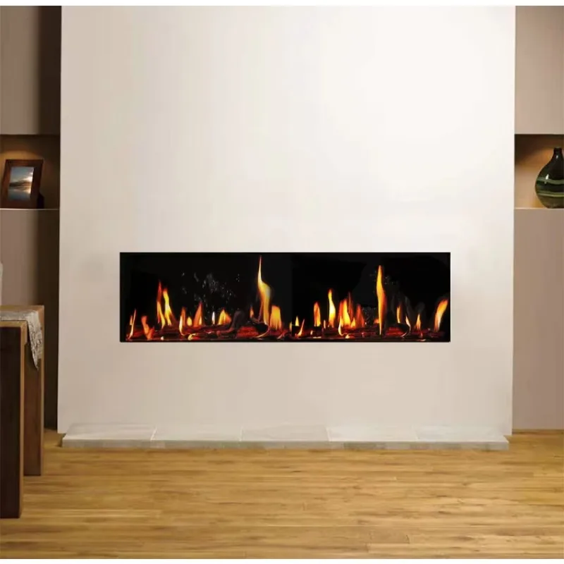 

【Hot】50 " Remote Control High-end 3D Wifi Virtual Electric Fireplace with Sparks and USB Combine LCD Screen Electric Fire