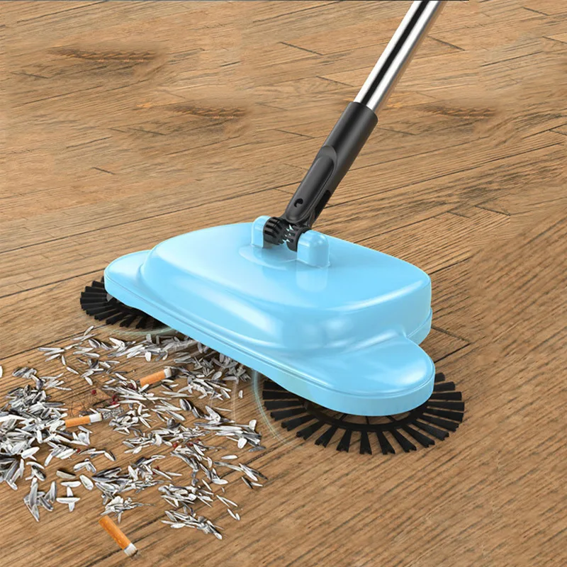 Manual Lazy Cleaning Sweeper Hand Push Vacuum Cleaner Household Soft Broom Dustpan Set Combination Household Cleaning Mop