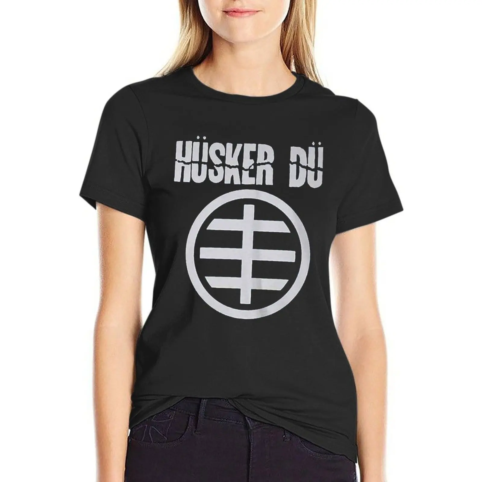 Hüsker dü T-Shirt Blouse hippie clothes plain plus size tops t shirt dress Women