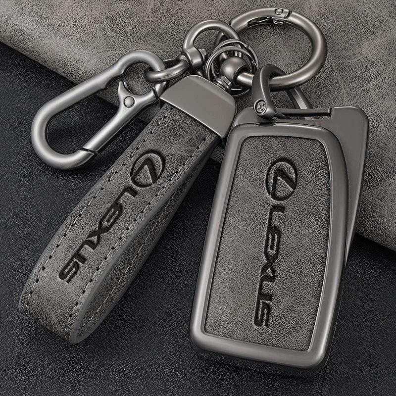 

Leather Car Key Case Cover for Lexus RX350 NX300 Es300h Rx450h GS300 GX470 IS250 ES350 LX570 GX460 Nx300h Is300h Car Accessories