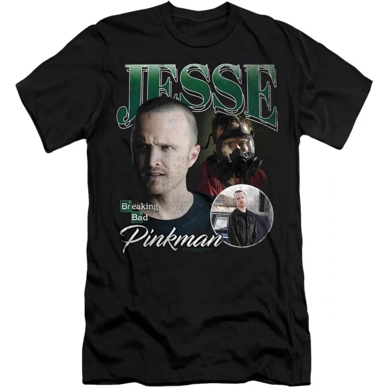 Jesse Pinkman Breaking Bad 90's Style Character t shirt O-Neck Short Sleeve top Crime Movie Vintage Men's Graphic clothes S-6XL — купить у AliExpress WW