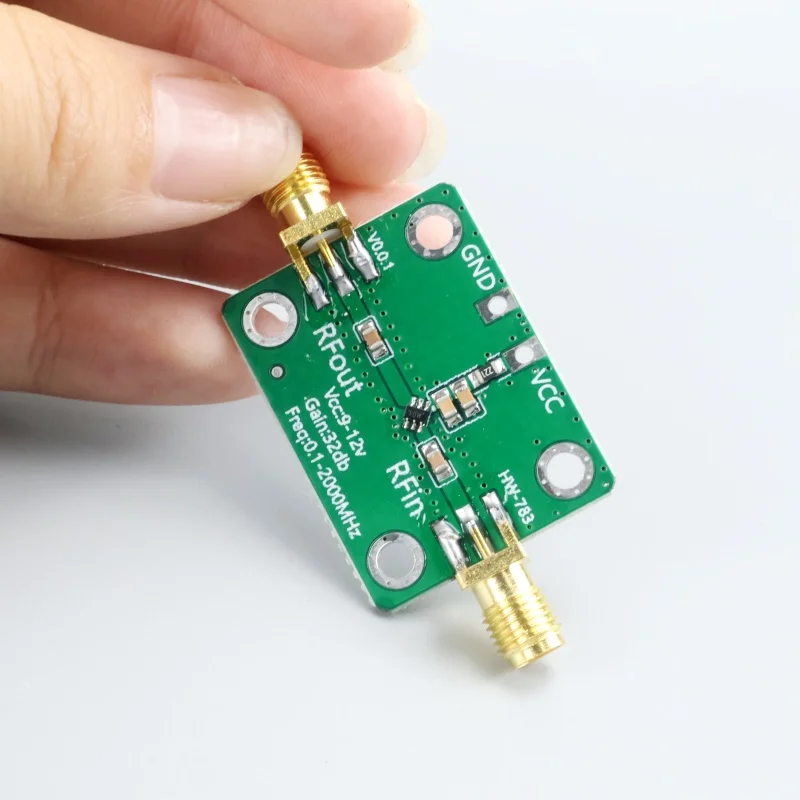 0.1-2000MHz RF Wideband Amplifier with Gain of 30dB Low Noise Amplifier LNA