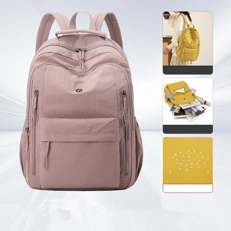 

Nesitu легкий A4 большой емкости 14-дюймовый ноутбук мужской женский рюкзак школьный рюкзак дорожная сумка розовый черный зеленый фиолетовый желтый M394