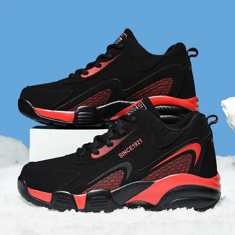 

Мужские высокие кроссовки-ботинки для гольфа и активного отдыха, черные, для тенниса, лучшие для бега, сезонные