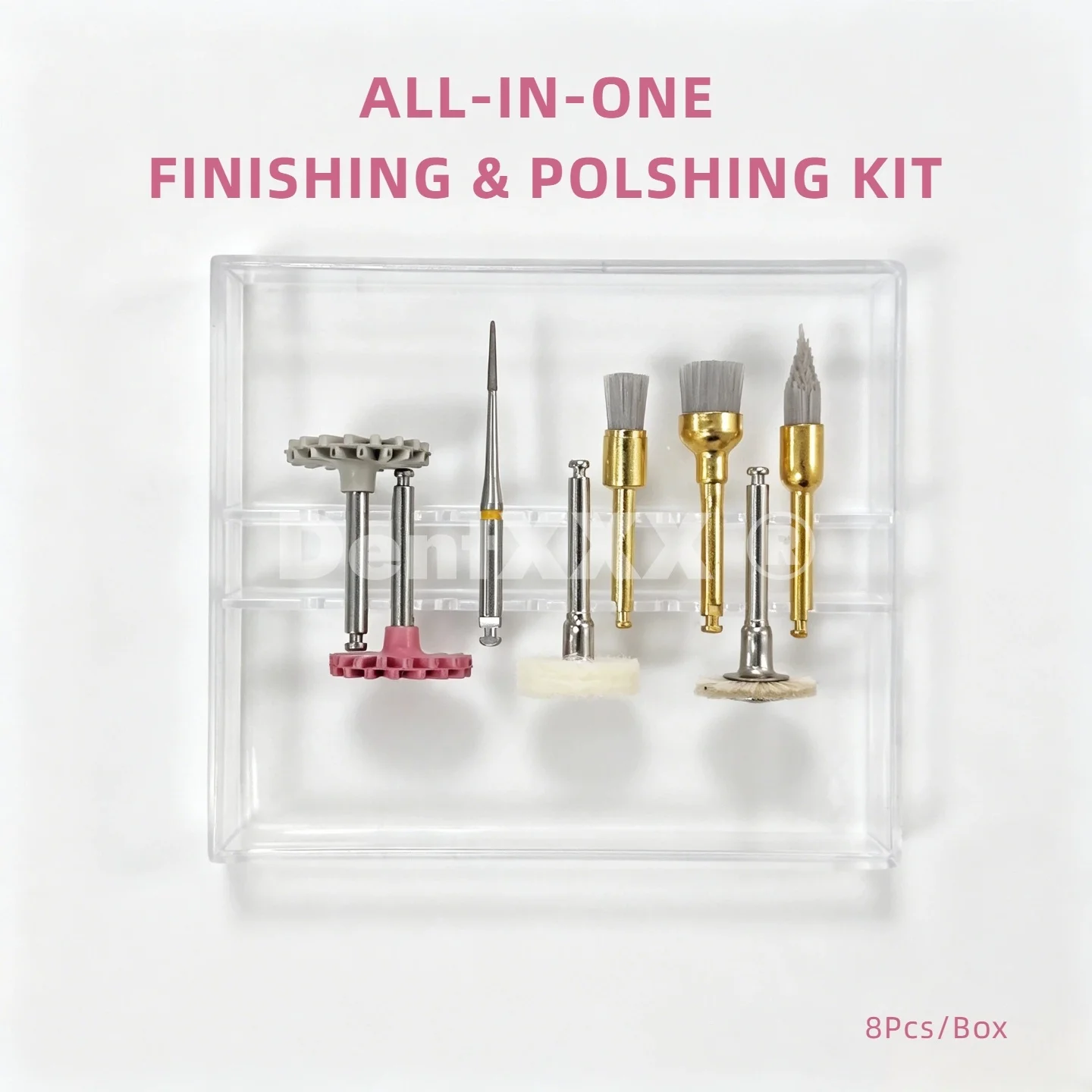 

High-Gloss Polishing Kit, Polishing Disc, Aluminum Oxide Polishing Brush, Polishing Brush Wheel 2.35mm
