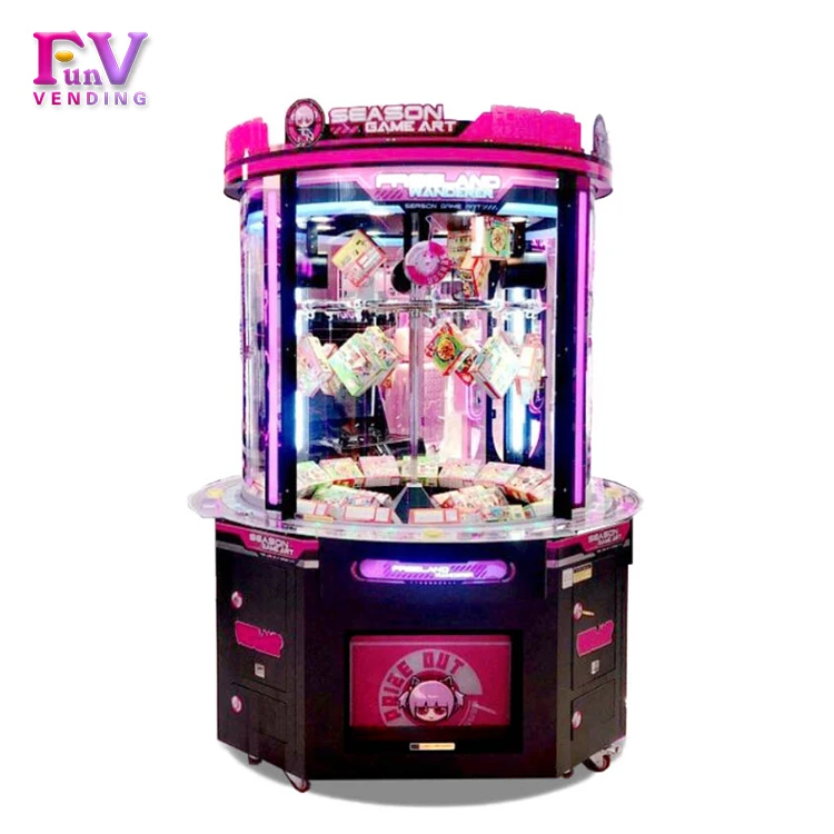 2021 newest coin operated Freeland Wanderer gift machines toy cabinet catcher crane Guangzhou Funvending for holiday parks