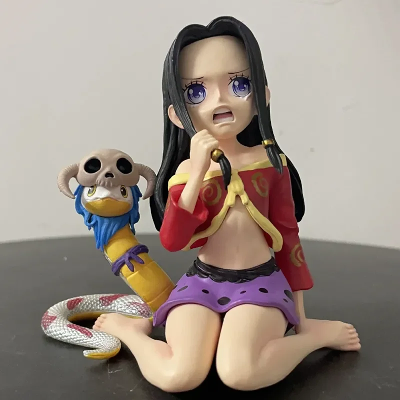 One Piece Boa Hancock Action Figure Figures Q Version Model Childhood Hancock Statue Anime Dolls Collection Desk Decor Toys Gift