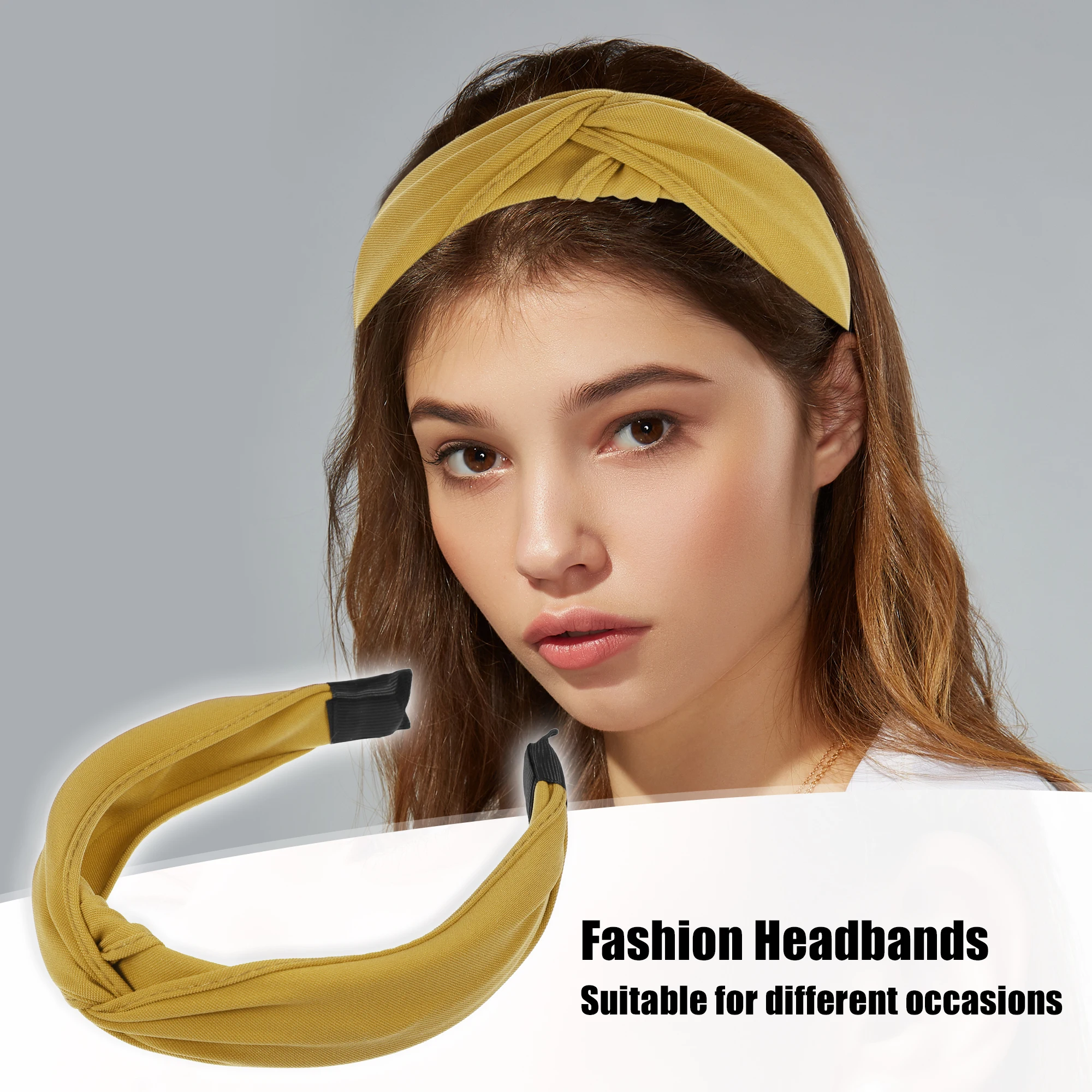 

Модные атласные повязки для волос VOCOSTE, головной убор, повязка на голову для макияжа, Женская повязка для волос, обруч для волос, головной убор, аксессуары для укладки девушек