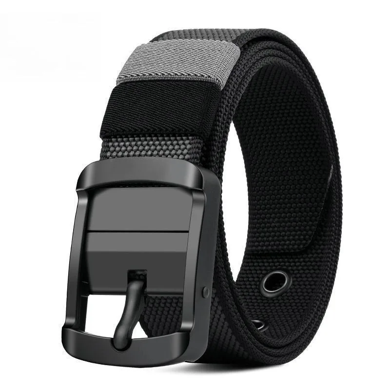 

2025 Tactical Belt for Men - Military Nylon Webbing Strap with Rotating Buckle, Adjustable Elastic Waistband for Outdoor Hiking