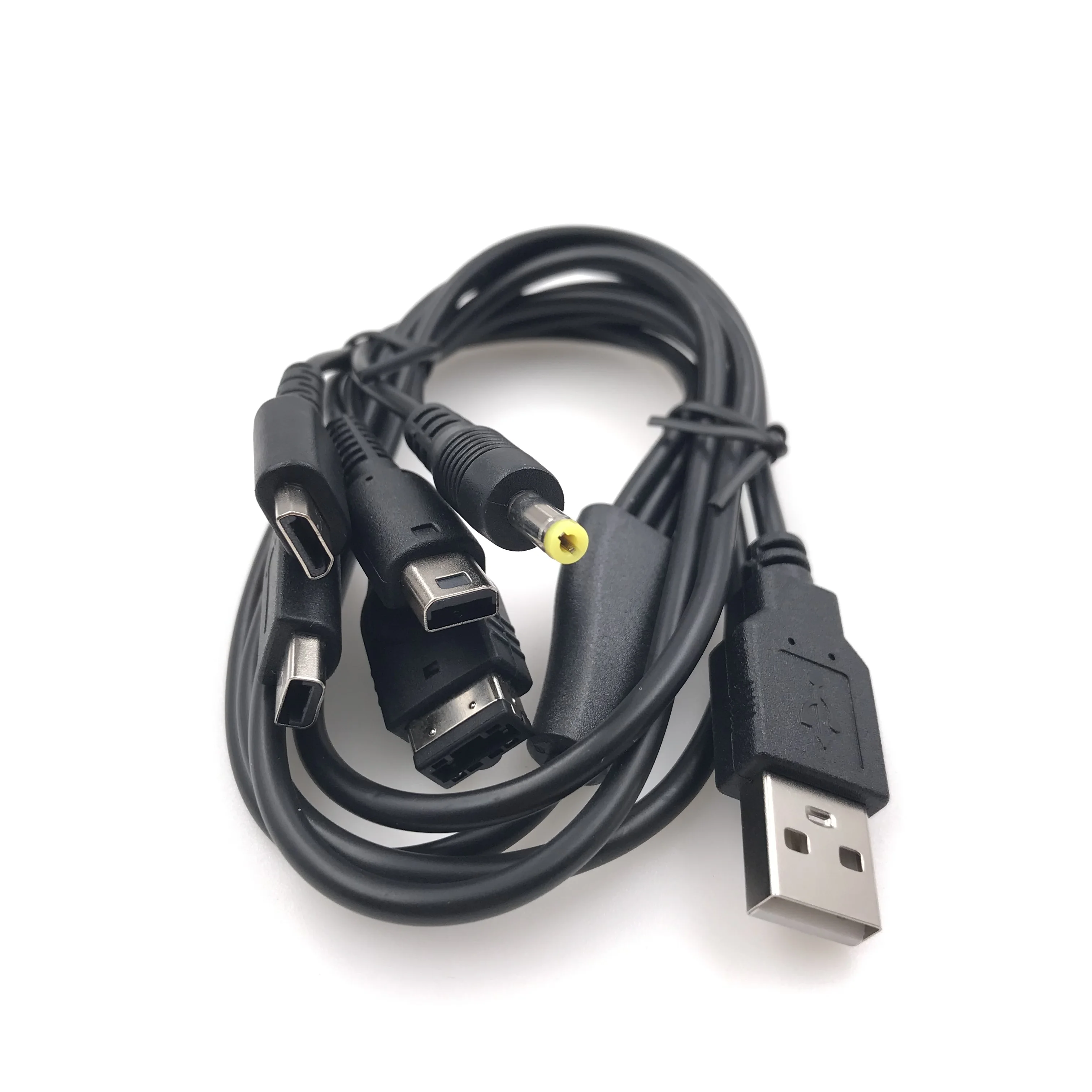 5 في 1 كابل شحن USB لنينتندو جديد 3DS Xl DS Lite Ndsi Ll Wii U كابل الشاحن لنينتندو GBA SP لسوني PSP 1000/2000