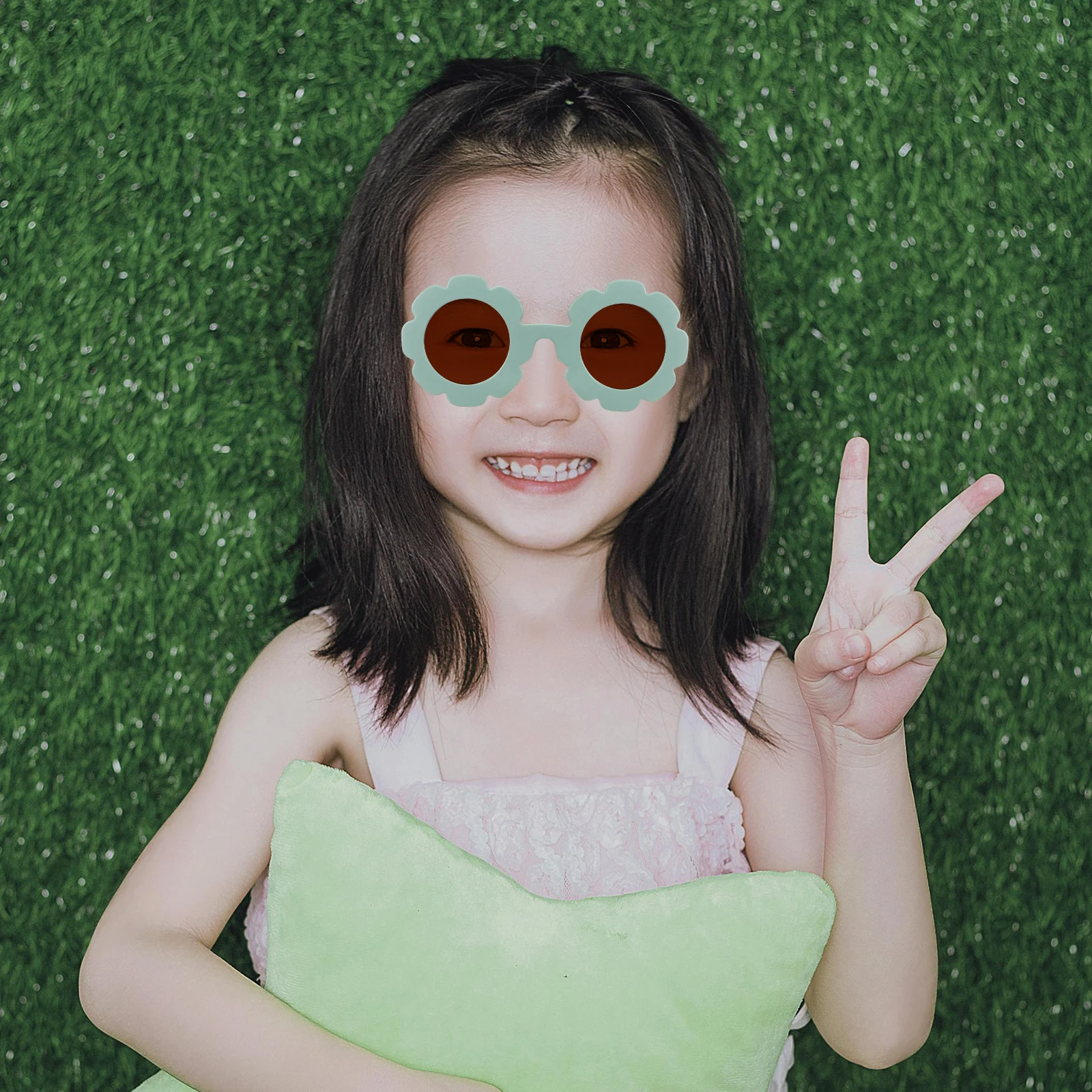 

3 Pcs Kids Sunglasses Children Toddler Sunflower Glasses Polarized Baby Goggles Decorative Fun Festival Party Accessories