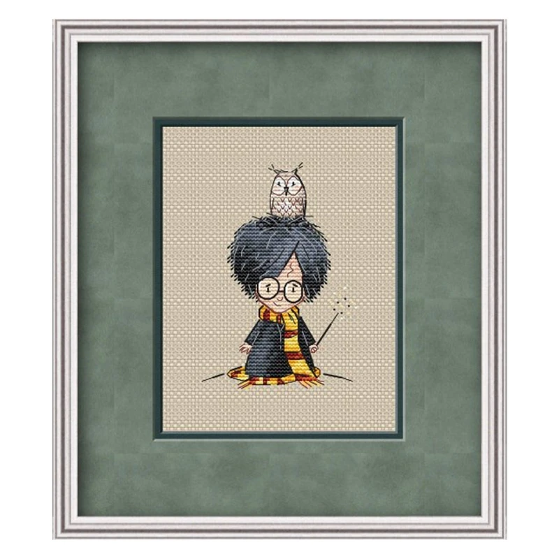

Cross-stitch set Cartoon character Mr. Magic hand-embroidery material pack