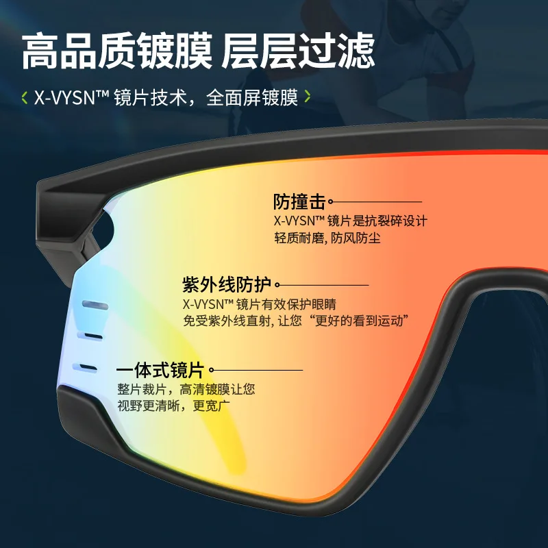 Foreign trade cross-border new colorful sunglasses women's outdoor sports sunglasses windproof sand cycling glasses