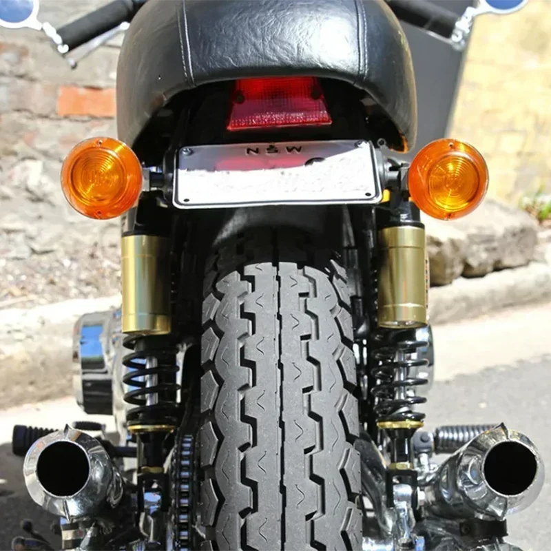 2/4 قطعة دراجة نارية بدوره أضواء الإشارة الوامض المؤشرات الأمامية الخلفية لهوندا XL100 C70 CT70 CT90 CB350 CM400 CB450 CB750 #3