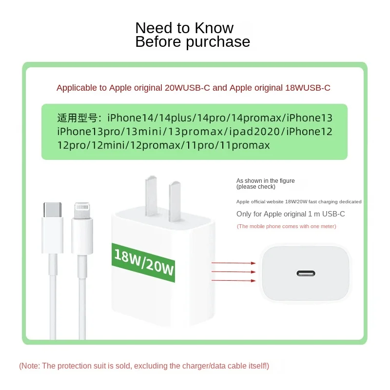 Cover protettiva per cavo di ricarica per Iphone gelato per iPhone 15 14 13 Pro Max 18W/20W EU US custodia per caricabatterie avvolgicavo proteggi