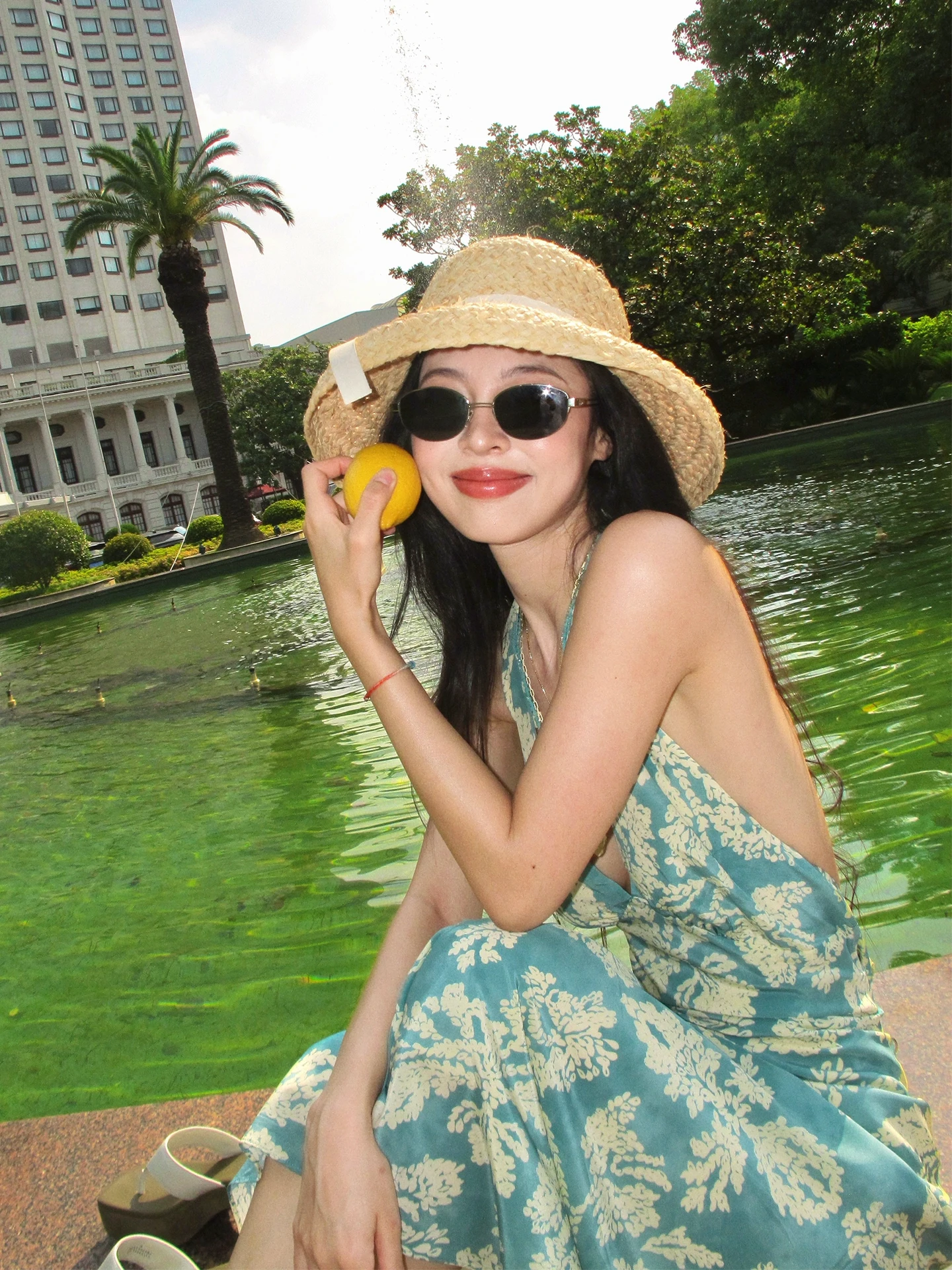 Floral Print Off-oulder Svel Dr Women's Vaion Bal Long Dr Hanging Ne ter Sle Printing A-Line Skirt