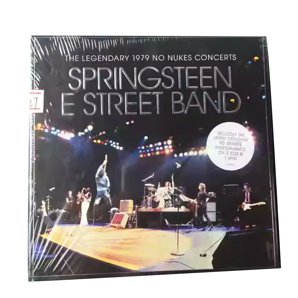 CD Este é o álbum ao vivo com o título de "The Legendary 1979 No Nukes Concerts" da lenda do rock americano Bruce Springsteen & The E
