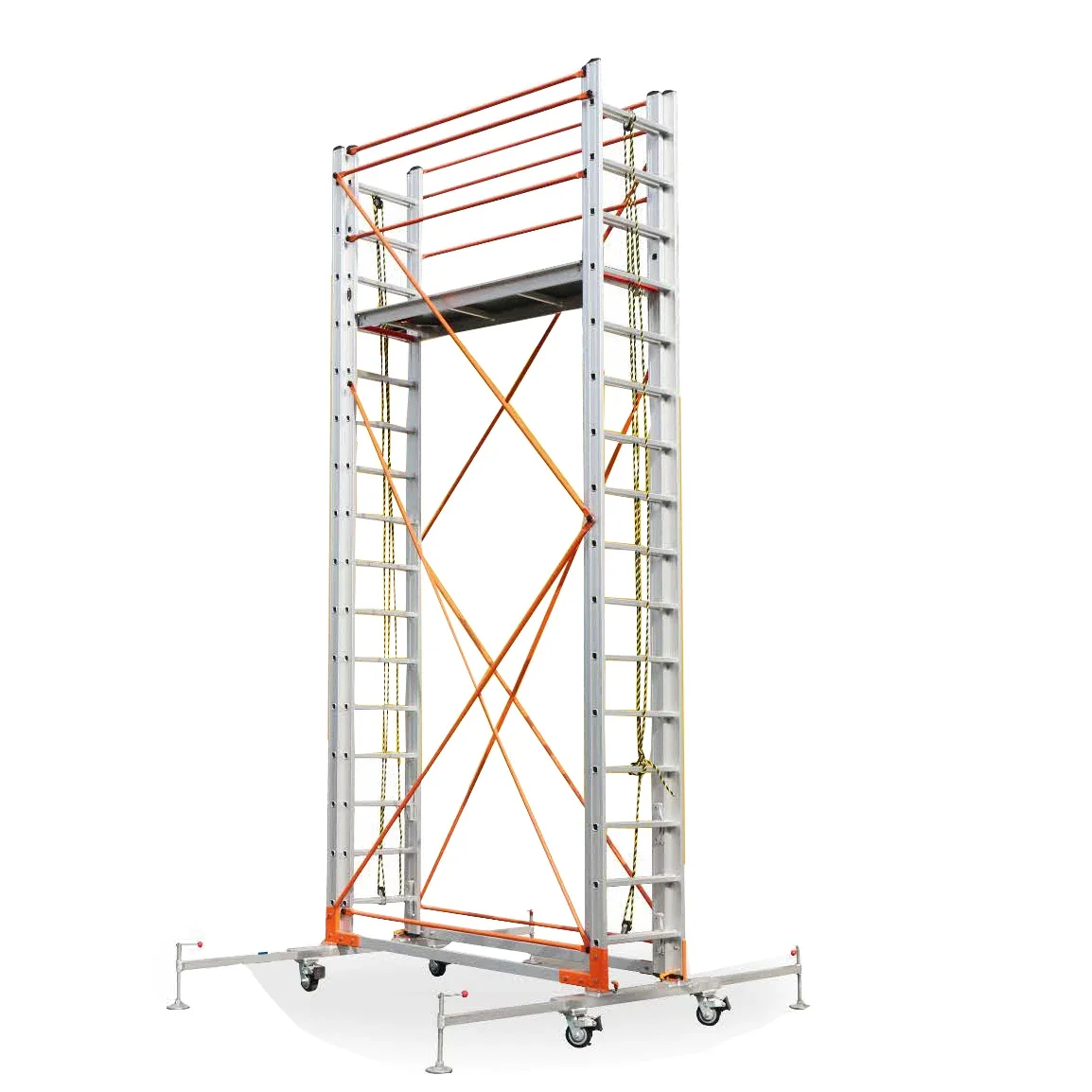 

20 Foot Aluminum Scaffold Ladder Tower For Construction Scaffolding Truss Scaffolding Outriggers