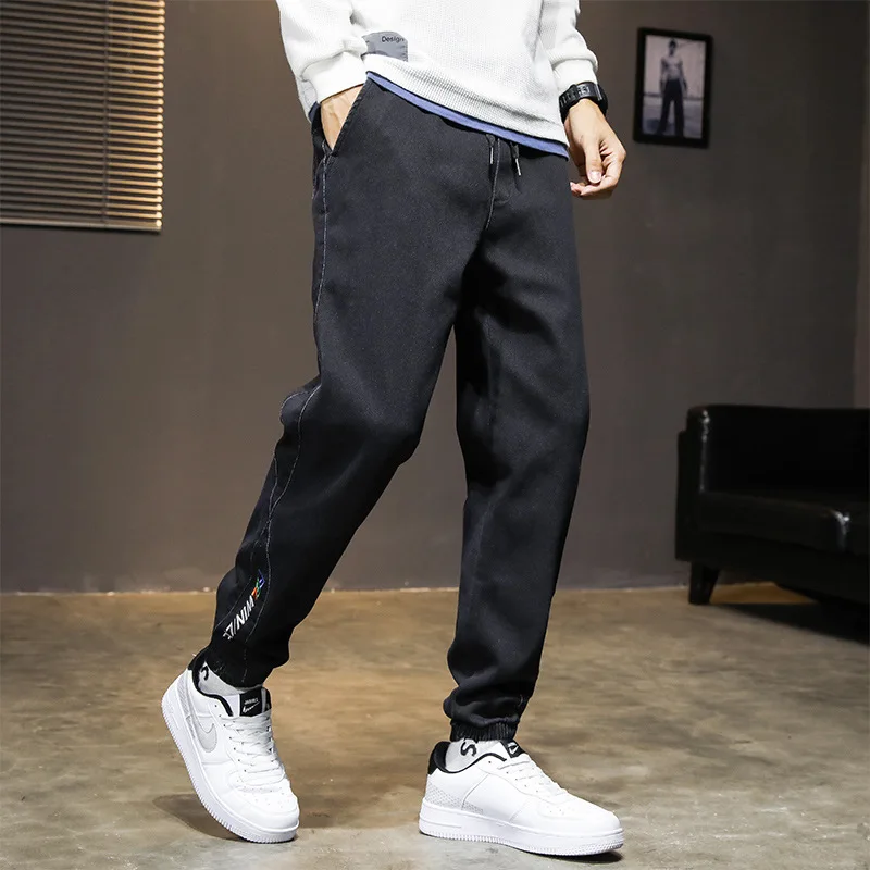 Spring Summer Cargo Jeans Men Streetwear Denim Jogger Pants Men Baggy Harem Jean Trousers baggy jeans y2k