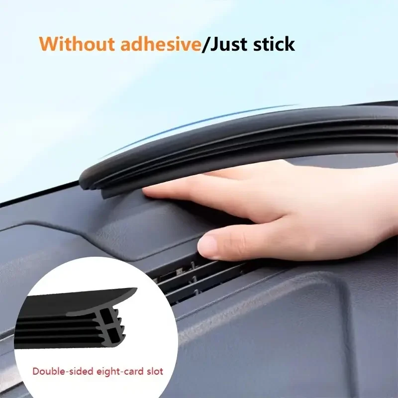 160 cm Auto Dashboard Afdichtstrip Interieur Auto Lekvrije Strips Lawaai Geluidsisolatie Rubberen Trim Tochtstrip Auto Accessoires