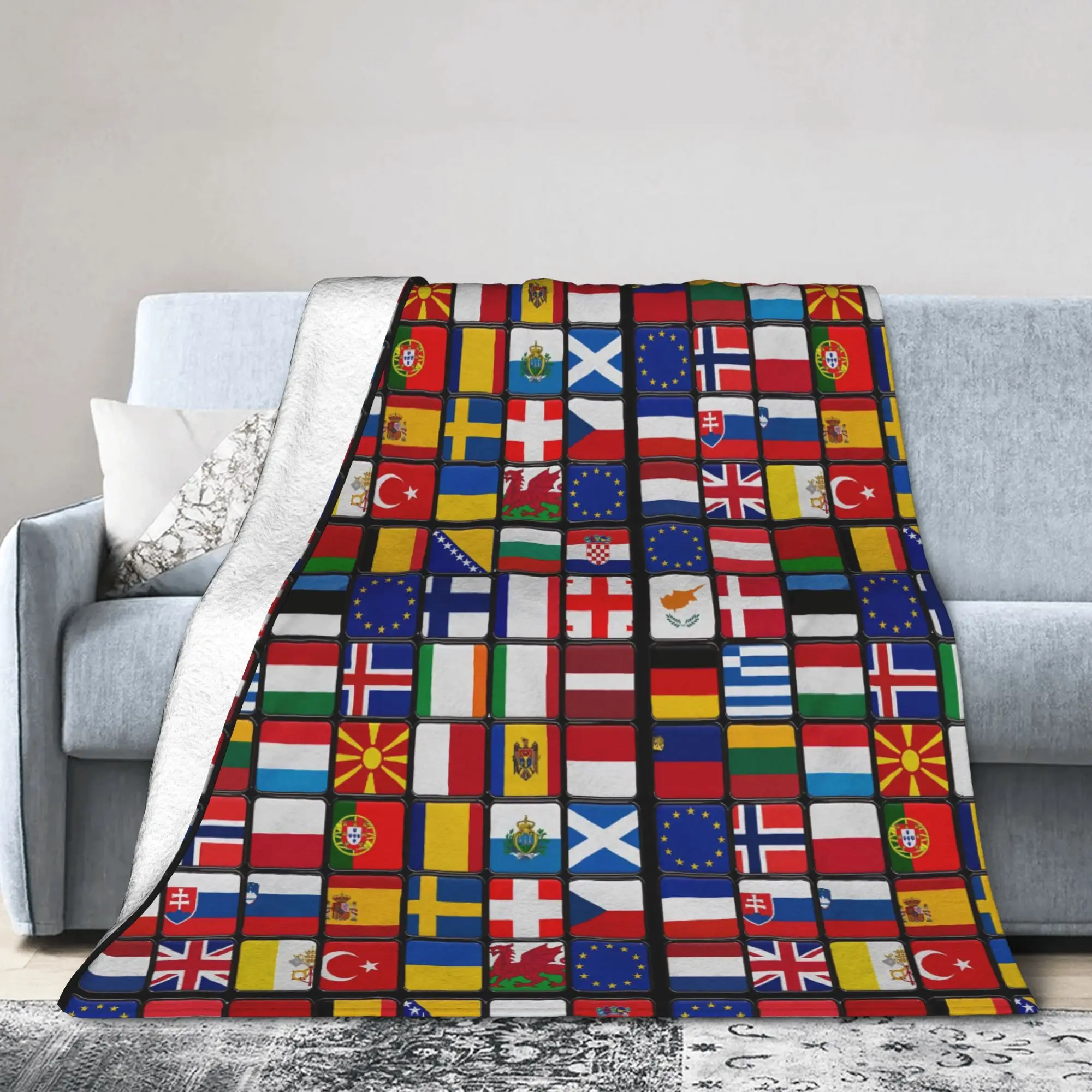 

Флаги всех стран (13) плюшевое одеяло детское фланелевое одеяло для дивана, кресла, дивана-кровати, мягкий дизайн, качественное покрывало