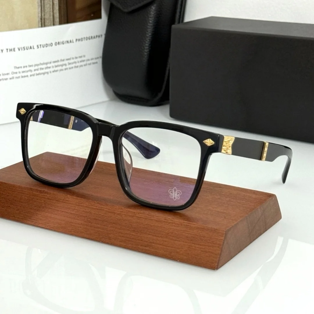 World Fashion High end Brand Design Classic Men's Luxury Glasses Casual Retro Exquisite Decoration Women's Acetate Glasses Frame