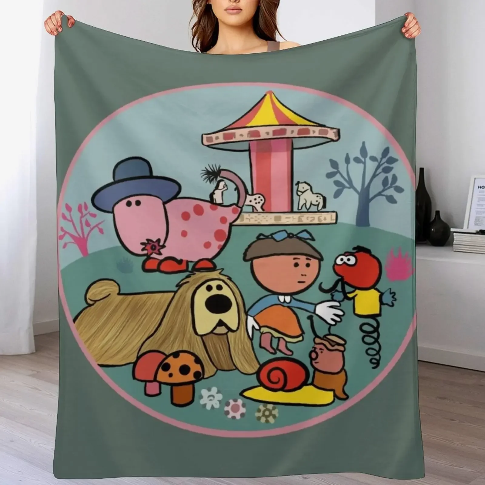 Bundaran Ajaib Selimut Sofa Raksasa Selimut Sofa Fashion