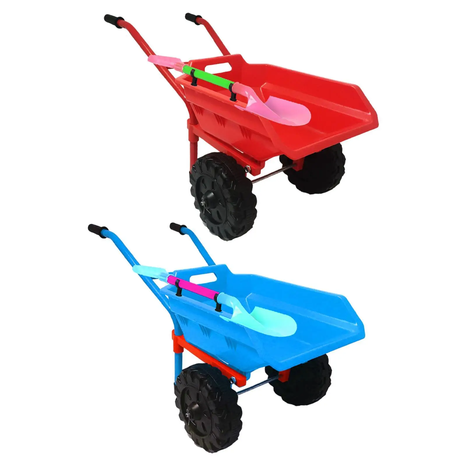 Kids Wheelbarrow Educational Beach Accessories 2 Wheels Outdoor Activities