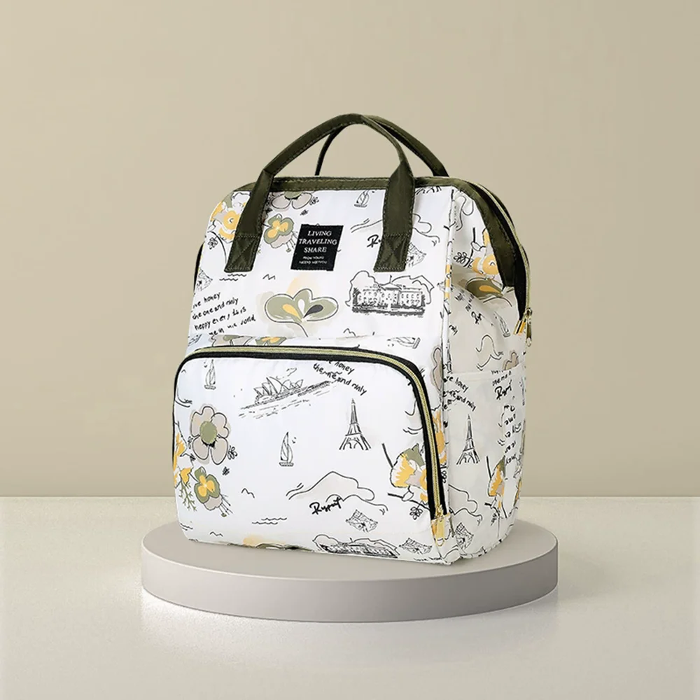 حقيبة الأم متعددة الوظائف ذات سعة كبيرة حقيبة أطفال لحقيبة ظهر الأم للحفاضات للسفر دروبشيبينغ