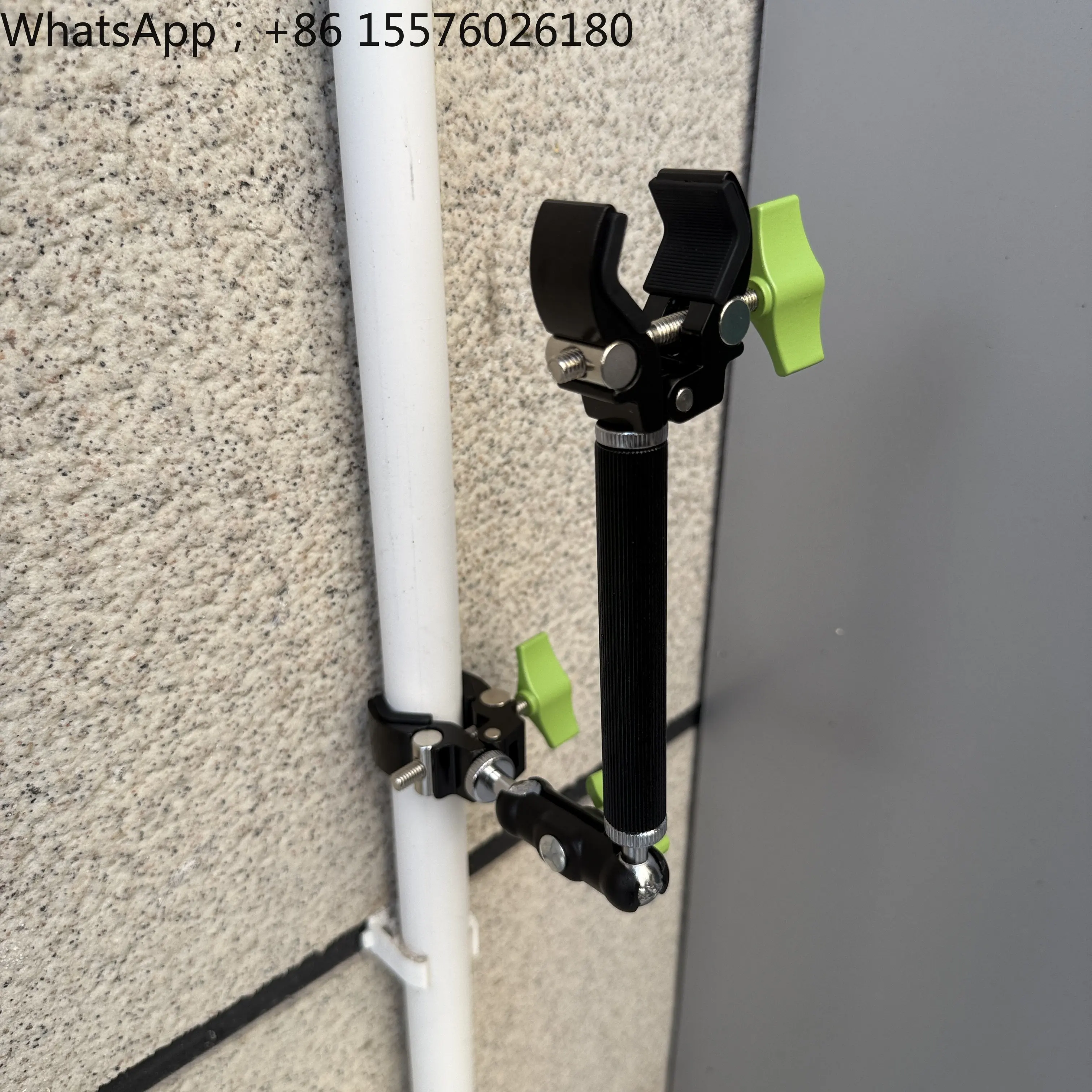 Double-ended Metal Pliers 360 Metal Pea Bicycle Handle Selfie Stick Shooting Prop Fixed Microphone Holder