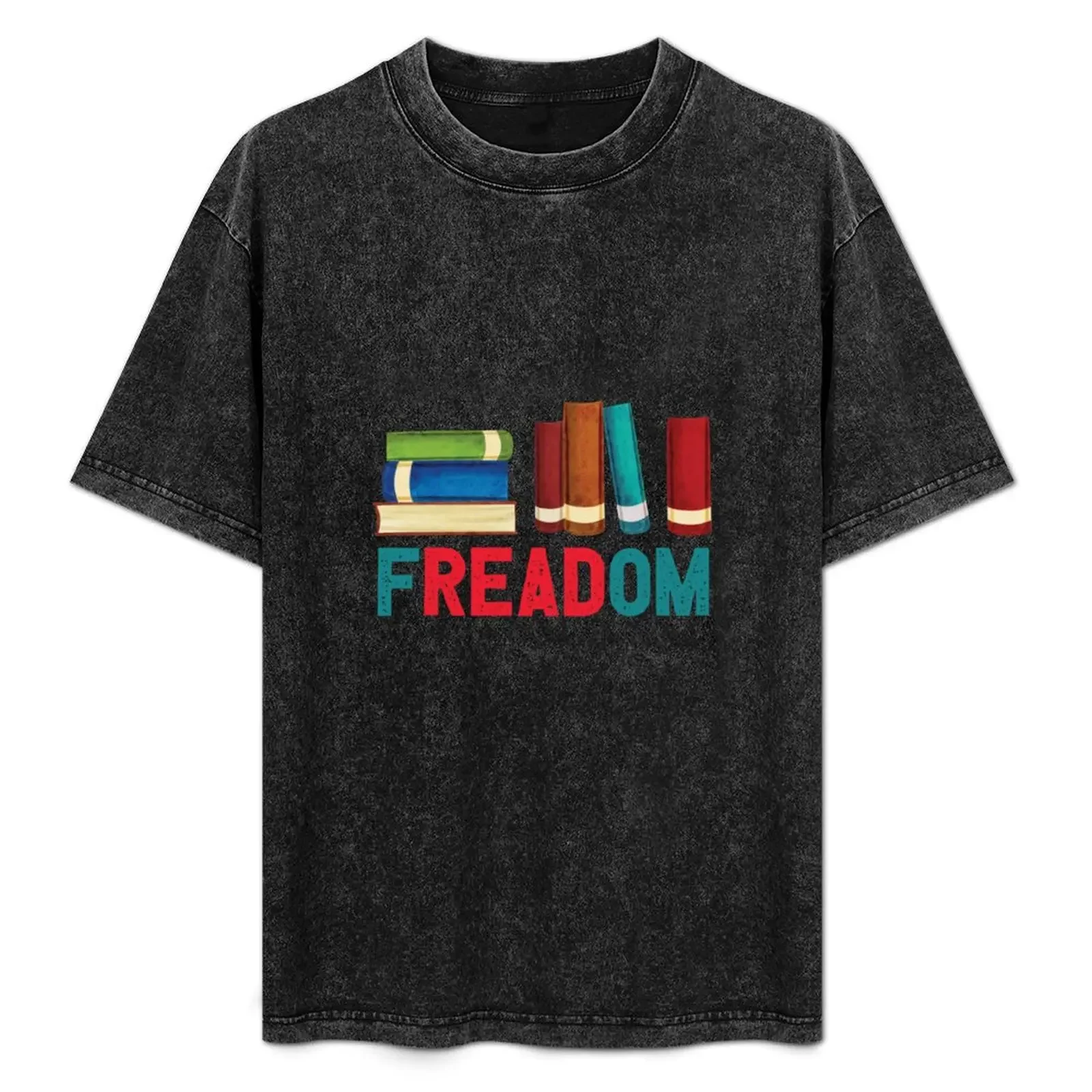 

Freadom to Read Banned Books T-Shirt graphic t shirt vintage vintage t shirts Short sleeve tee baggy shirts tshirts for men
