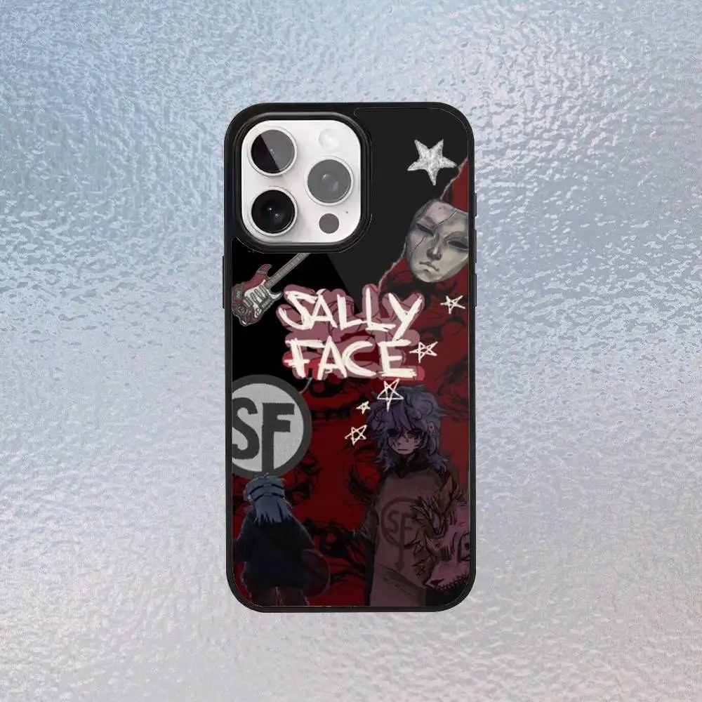 حافظة هاتف صغيرة مضادة للصدمات كارتونية S-Sally Face SF لهاتف iPhone 17,16,15,14,13,12,11 Plus، Pro Max غطاء شحن لاسلكي مغناطيسي