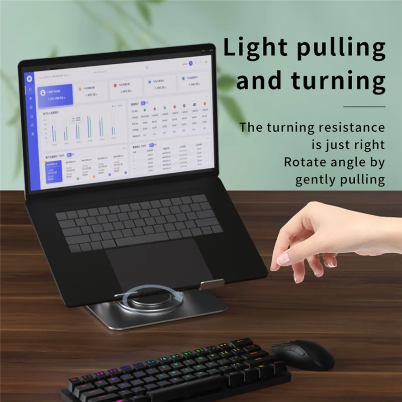 حامل الكمبيوتر المحمول قابل للتعديل اللوحي حامل سبائك الألومنيوم الدورية قوس المحمولة أضعاف حامل دعم قوس التبريد