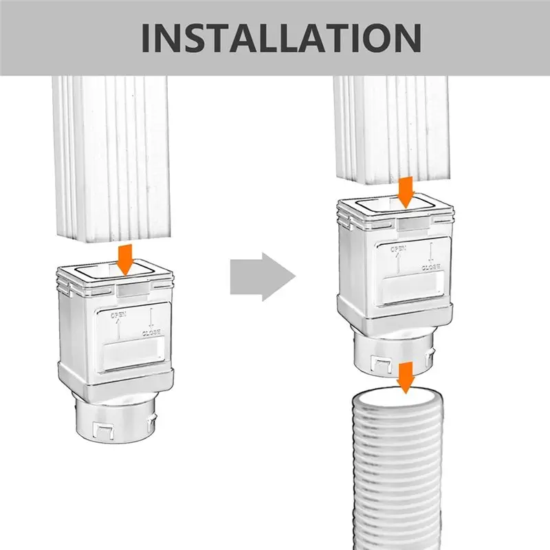 ABJT-Downspout Filter,Leaf Removers,Downspout Filters,(2-Pack Black)