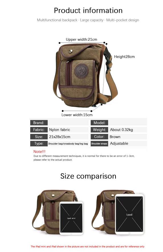 Leg Bag Men Drop Waist Fanny Pack Motorcycle Rider Tactical Military Messenger Cross Body Outdoor Sports Male Belt Hip Bum Bags