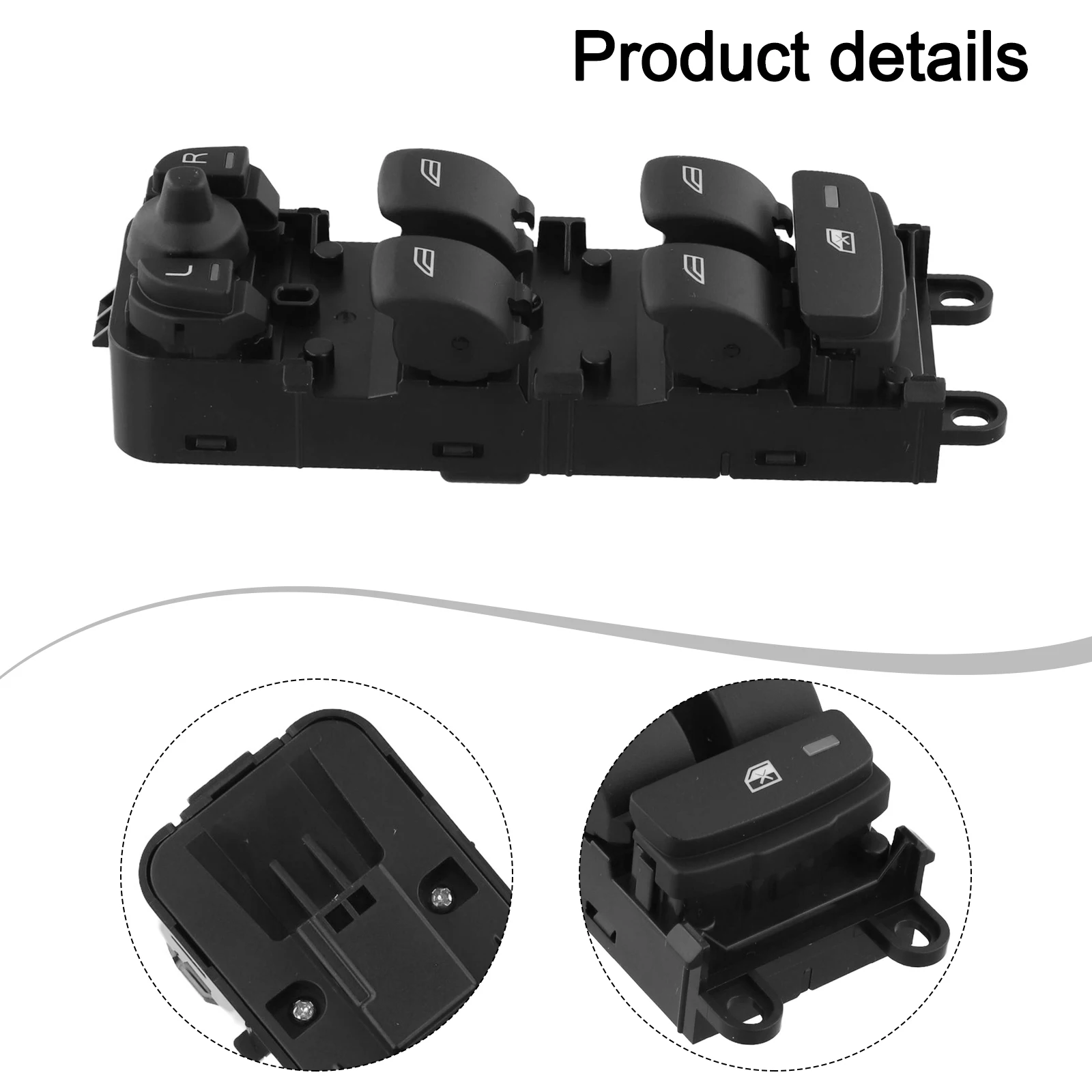 

Car Window Switch Driver Side Switch Easy Installation Made Of Quality Materials Car Maintenance For Volvo C70
