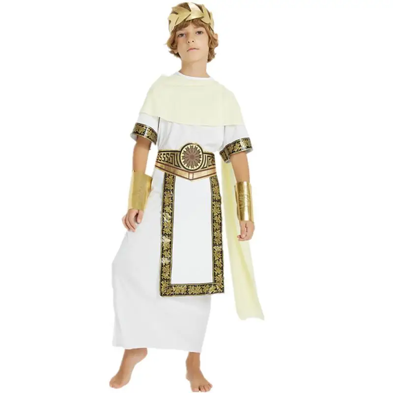 Disfraces de Halloween para Niños, Princesa y Príncipe, Traje de Guerrero Romano Medieval para Niños, Disfraz Tradicional de Moda para Damas