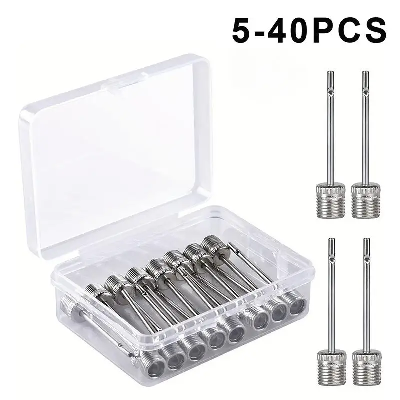 Ball Pump Inflation Needle 5-40PCS Durable Universal Air Needles for Basketball Soccer Volleyball School Sports Games