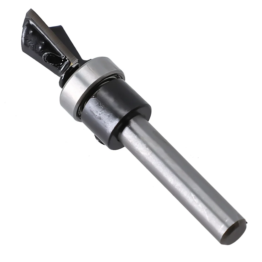 Punta per fresa per la lavorazione del legno Punta per fresa a coda di rondine in metallo duro con cuscinetto inferiore Frese per la lavorazione del legno Set di punte per router per la lavorazione del legno