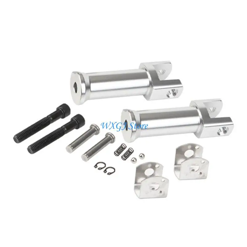 

37JE Footpeg Supports Replacement Left Right Foot Pegs Universal Foot Rest Bracket