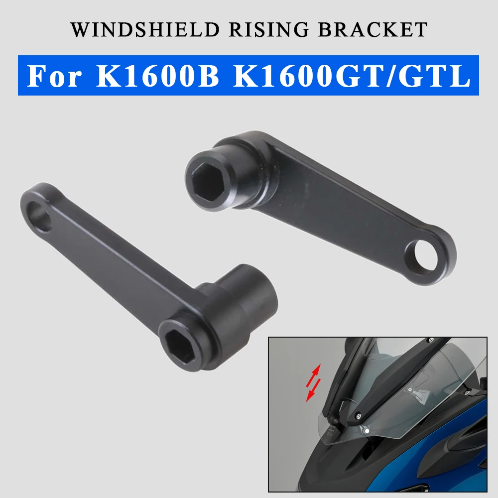 

Motorcycle Windshield Fairing Lifting Mount Bracket Windscreen Rising Holder For BMW K1600B K 1600 GT K1600 GTL K1600GA R1200RT