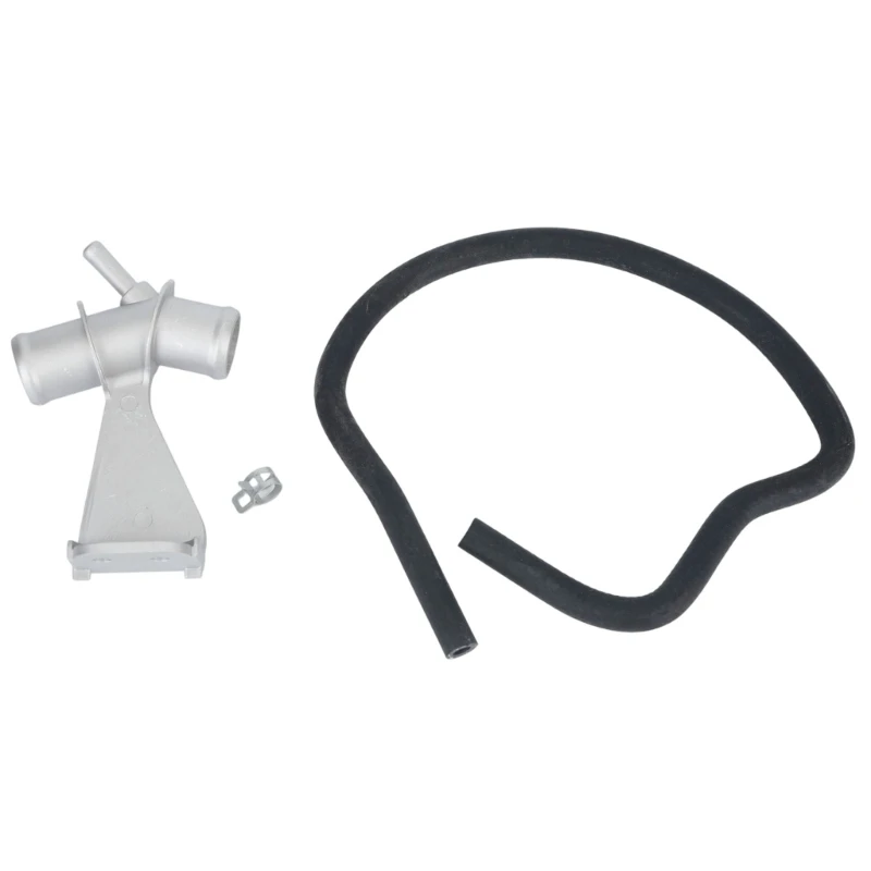 T3LF Engine Cooling Hose Connection Set with Aluminum Body, Hose and Retaining Piece, Replacement Part for Engine Bay Cooling