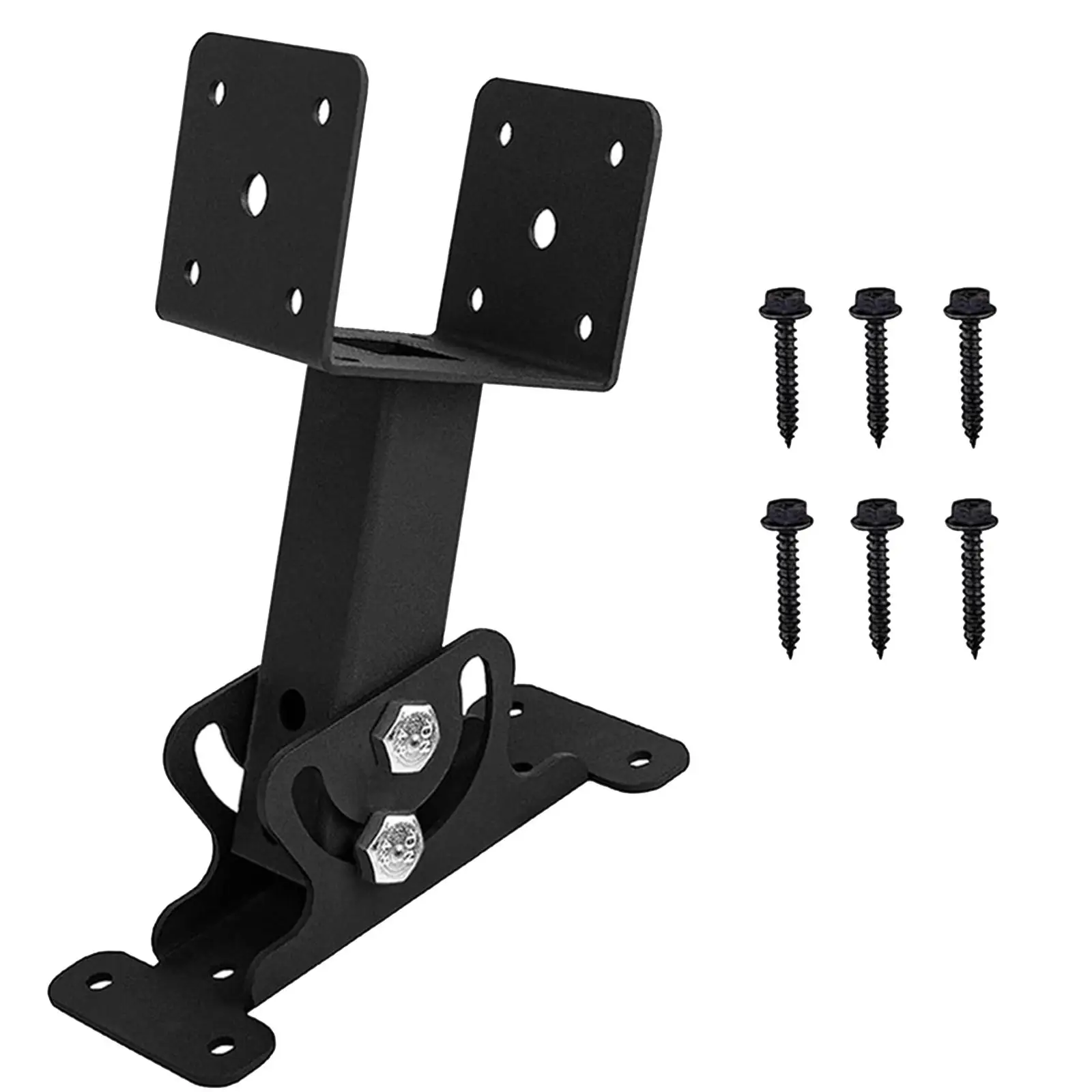 Pergola Roof Riser Beam Bracket Adjustable Angle Roof Riser Bracket Saddle Roof Riser Beam Mount for Wood Gazebos Pergola Patio