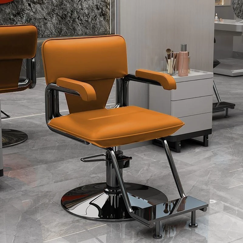 

Swivel Luxury Barber Chair Make Up Professional Reclining Barber Chair Styling Hair Beauty Silla De Ruedas Hair Salon Furniture