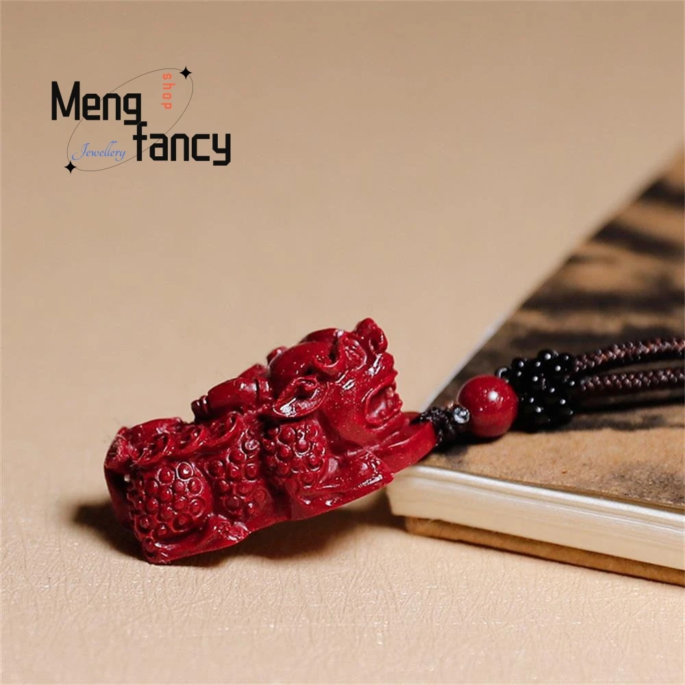 محتوى عالي الطبيعية الأرجواني الذهب الرمال الزنجفر فورتشن Pixiu قلادة رائعة أفضل بيع الأزياء والمجوهرات زوجين هدية عيد #6