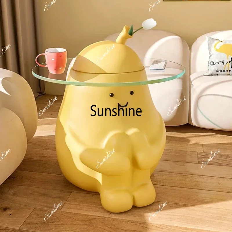 

Minimalist Aesthetic Coffee Table Cheap Nordic Organizer Designer Modern Side Table Sweet Writing Couchtisch Salon Furniture FT