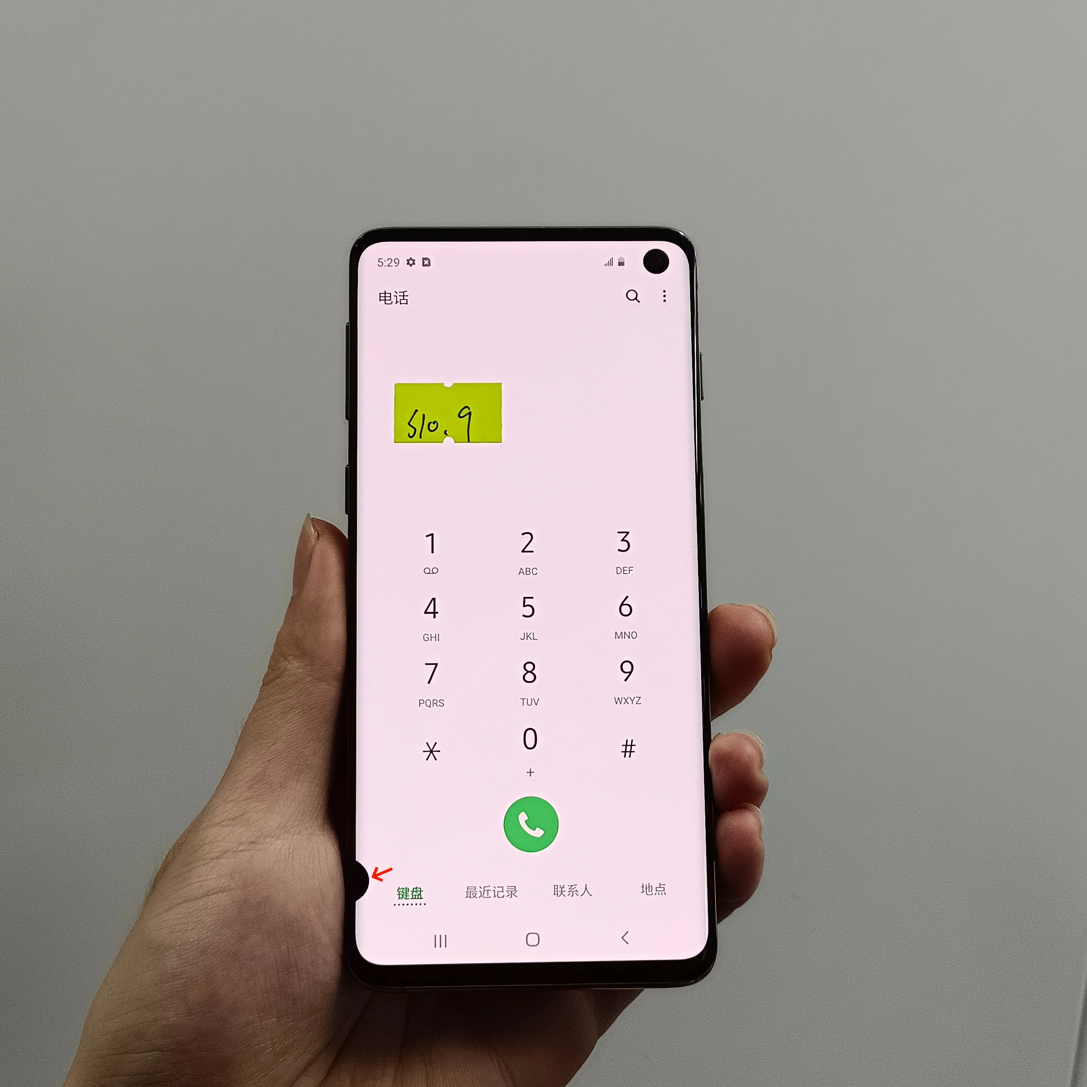 For Samsung Galaxy S10 G973F/DS G973U G973 SM-G973 Amoled LCD Display Touch Screen Digitizer Assembly With Black Dots replace