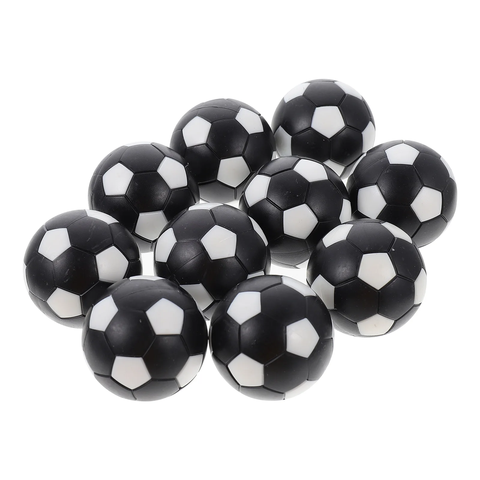 

10pcs Table Football Accessories Soccer Balls Plastic Mini Desk Game Home Decor Kids Toy Lightweight Compact Storage