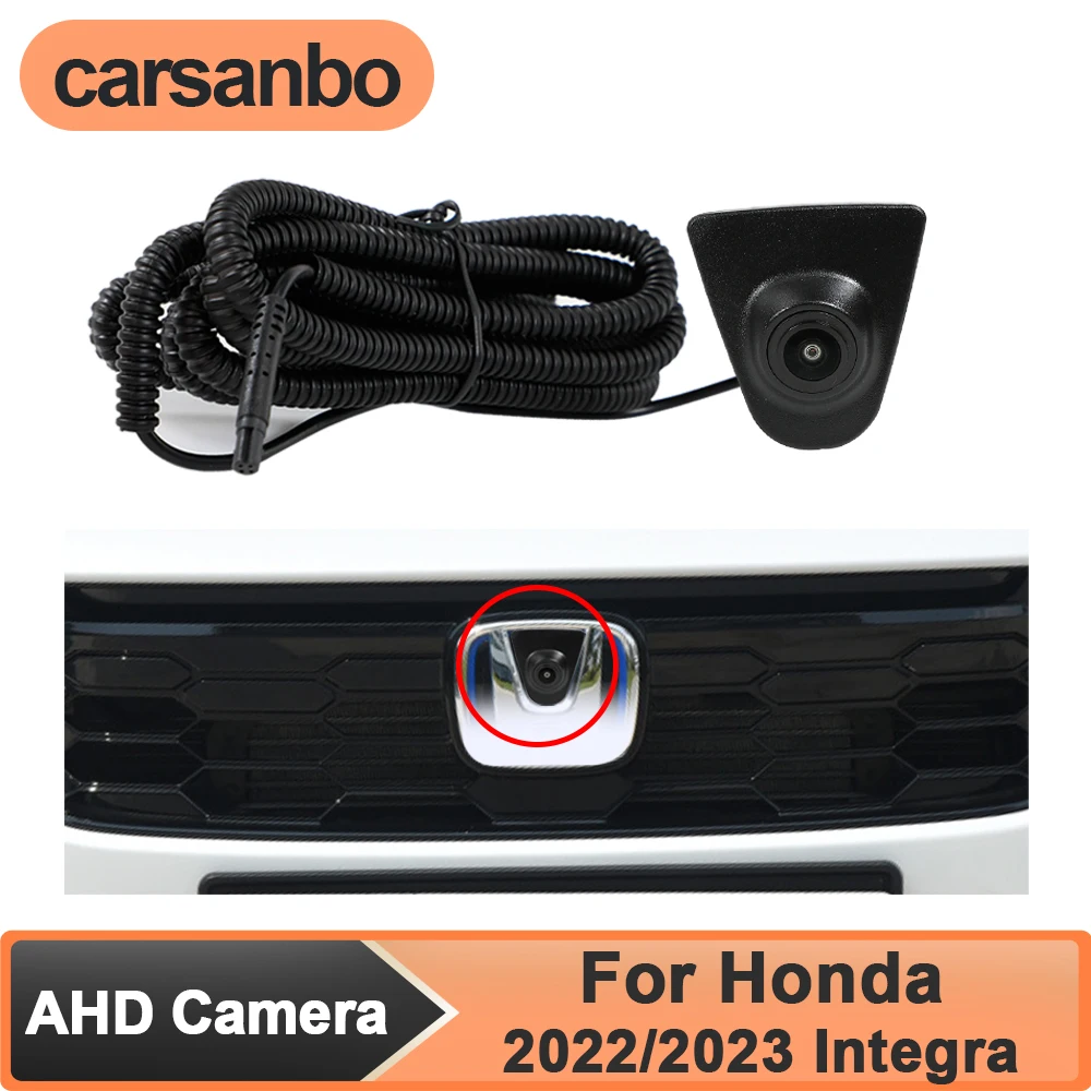 

Carsanbo AHD 1080P 150° Fisheye Car Front View Camera for Honda 2022/2023 Integra Night Vision Waterproof Parking Monitoring OEM